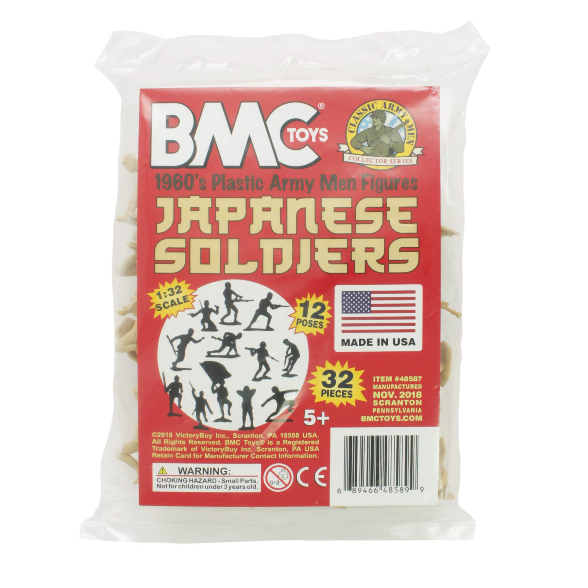 Amazon.com: BMC Classic Marx Japanese Plastic Army Men - 32pc WW2